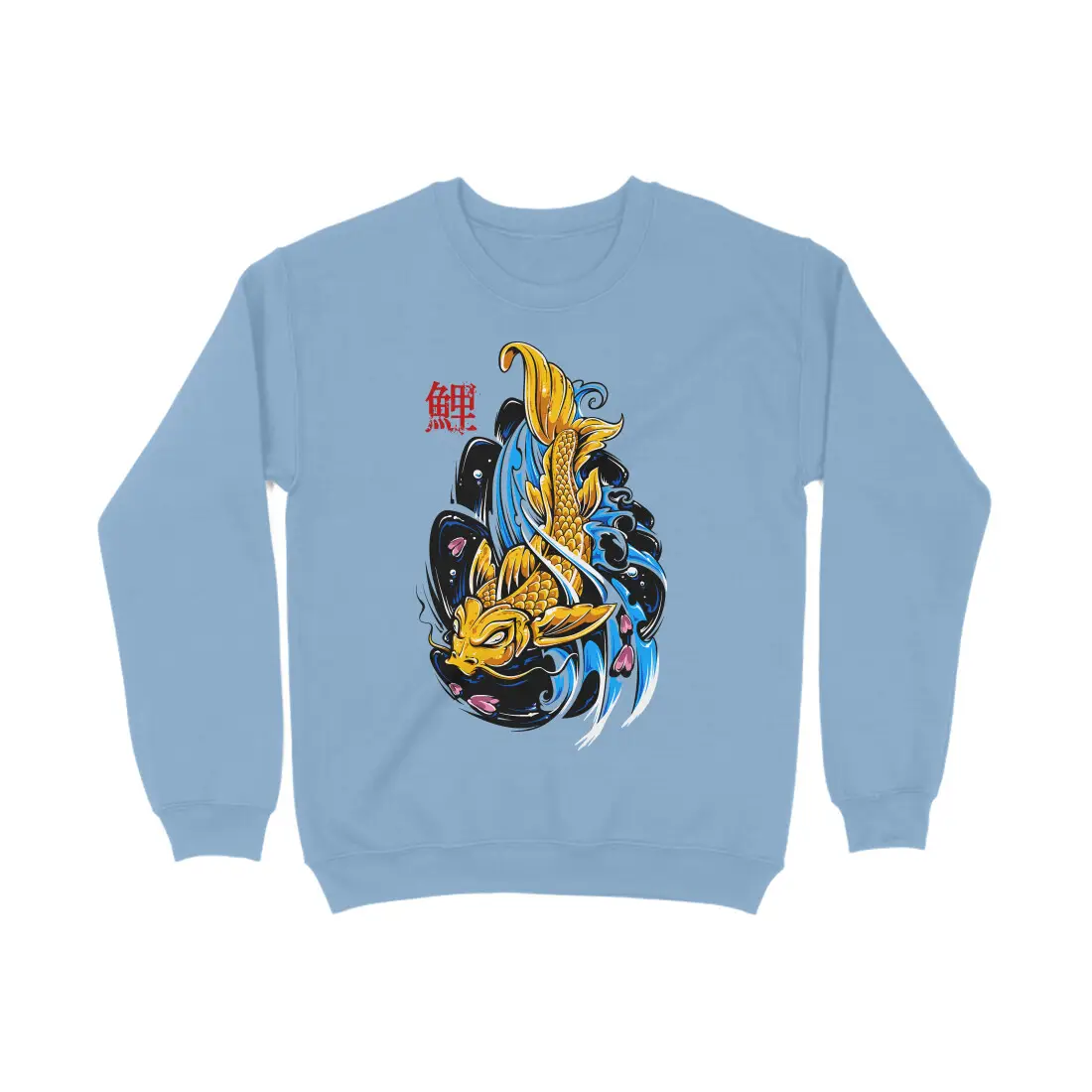 Koi men's blue sweatshirt