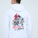 White urban wear hoodie